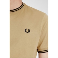 Tricou Fred Perry Twin Tipped warm stne negru