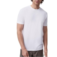 Tricou French Connection Seersucker Jersey gri alb