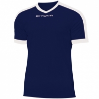 Tricou Givova Revolution Interlock bleumarin And alb MAC04 0403