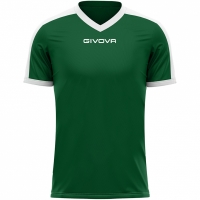 Tricou Givova Revolution Interlock verde And alb MAC04 1303