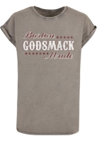 Tricou Godsmack - Boston Made Acid Washed pentru Femei gri Merchcode