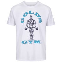 Tricou Golds sala sala Muscle Joe pentru Barbati alb