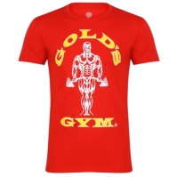 Tricou Golds sala sala Muscle Joe pentru Barbati rosu