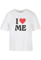 Tricou I Love Me clasic alb Miss Tee