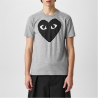 Tricou imprimat COMME DES GARCONS PLAY Heart -Shirt gri