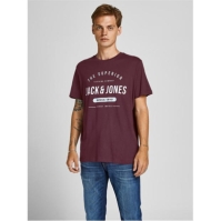 Tricou Jack and Jones 5-. maneca scurta pentru Barbati alb gri visiniu kaki bleumarin