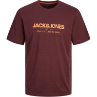 Tricou Jack and Jones 5-. maneca scurta pentru Barbati alb verde visiniu bleumarin negru