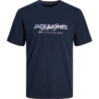 Tricou Jack and Jones 5-. maneca scurta pentru Barbati alb verde visiniu bleumarin negru