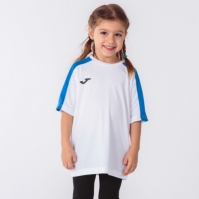 Tricou Joma Academy alb-royal cu maneca scurta albastru roial