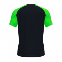 Tricou Joma Academy Iv cu Maneca Scurta negru Fluor verde fosforescent