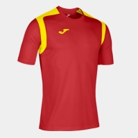 Tricou Joma Champion V rosu-yellowy cu maneca scurta galben