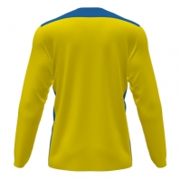 Tricou Joma Championship Vi cu Maneca Lunga galben-royal albastru roial