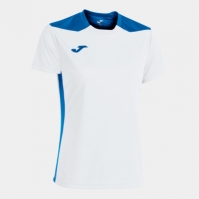 Tricou Joma Championship Vi cu Maneca Scurta alb Royal albastru roial