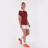 Tricou Joma Championship Vi cu Maneca Scurta visiniu alb rosu burgundy