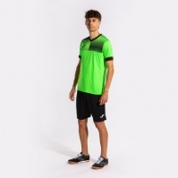 Tricou Joma Eco Supernova maneca scurta Fluor verde negru fosforescent