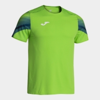 Tricou Joma Elite Xi maneca scurta Fluor verde bleumarin fosforescent