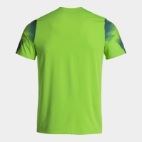 Tricou Joma Elite Xi maneca scurta Fluor verde bleumarin fosforescent