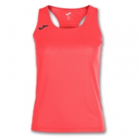 Tricou Joma Race Coral Fluor fara maneci pentru Femei fosforescent