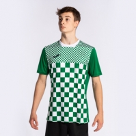 Tricou Joma Flag III maneca scurta verde alb