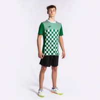 Tricou Joma Flag III maneca scurta verde alb