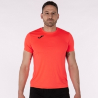 Tricou Joma Record II cu Maneca Scurta Fluor Coral fosforescent