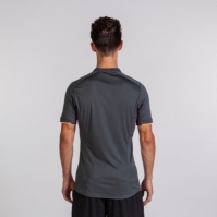 Tricou Joma Referee Anthracite cu maneca scurta gri inchis