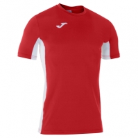 Tricou Joma Superliga rosu-alb cu maneca scurta