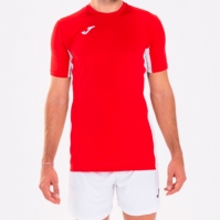 Tricou Joma Superliga rosu-alb cu maneca scurta