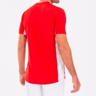 Tricou Joma Superliga rosu-alb cu maneca scurta