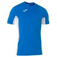 Tricou Joma Superliga Royal-alb cu maneca scurta albastru roial