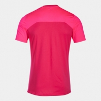 Tricou Joma Winner II maneca scurta Fluor roz fosforescent