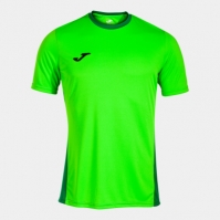 Tricou Joma Winner II maneca scurta Fluor verde fosforescent