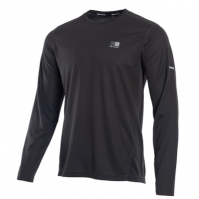 Tricou Karrimor cu Maneca Lunga Run pentru Barbati gri carbune