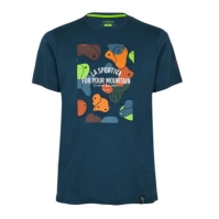 Tricou La Sportiva Sport Volumes pentru barbati bleumarin