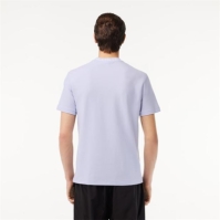 Tricou Lacoste Lightweight Piqué Neck phoenix albastru