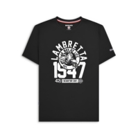 Tricou Lambretta negru alb