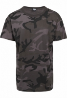 Tricou larg Camo inchis camuflaj Urban Classics