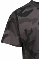 Tricou larg Camo inchis camuflaj Urban Classics