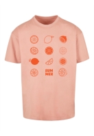 Tricou larg Summer - Citrus Heavy maro Merchcode