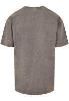 Tricou larg Summer - lamaie Acid Washed gri Merchcode