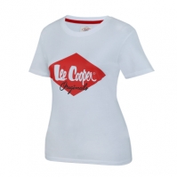 Tricou Lee Cooper Diamond pentru Femei alb