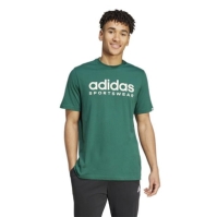 Tricouri Tricou cu logo adidas Essentials Single Jersey - pentru Barbati coll verde