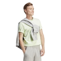 Tricouri Tricou cu logo adidas Essentials Single Jersey - pentru Barbati verde illus bos