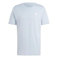 Tricou logo Linear Embroidered adidas Essentials Single Jersey pentru Barbati wonder albastru sl