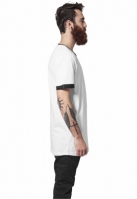 Lung piele ecologica Tee alb negru Urban Classics