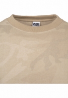 Tricou maneca lunga camuflaj bej camuflaj Urban Classics