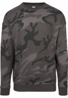 Tricou maneca lunga camuflaj inchis camuflaj Urban Classics