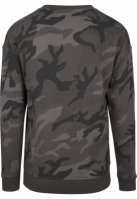 Tricou maneca lunga camuflaj inchis camuflaj Urban Classics