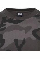 Tricou maneca lunga camuflaj inchis camuflaj Urban Classics