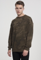 Tricou maneca lunga camuflaj oliv camuflaj Urban Classics